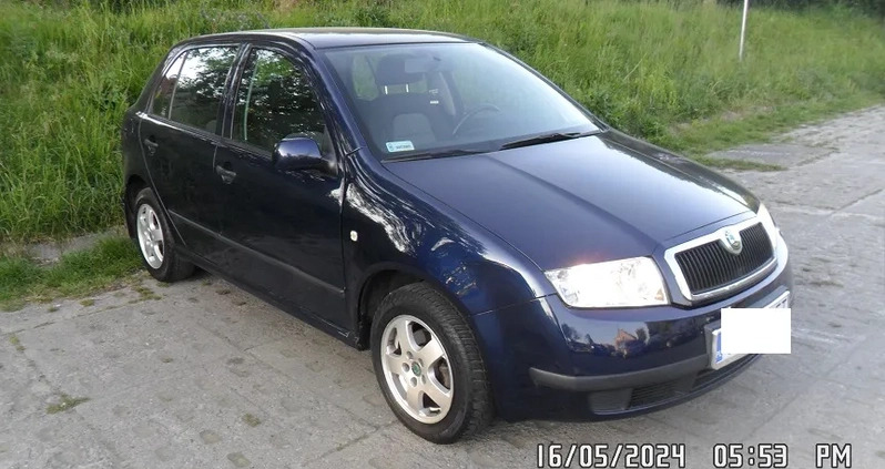 Skoda Fabia cena 6300 przebieg: 170000, rok produkcji 2004 z Elbląg małe 46